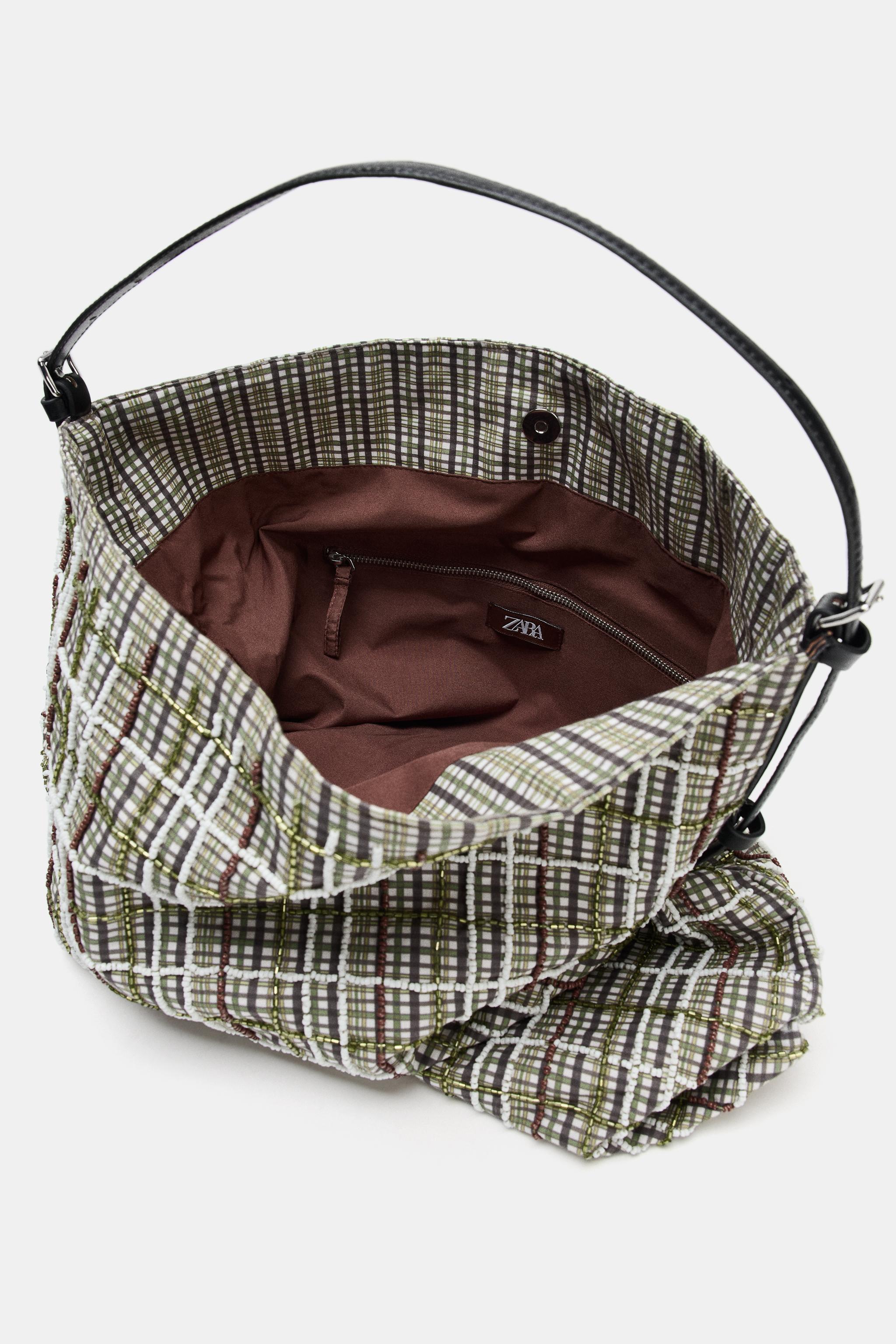 SHIMMER APPLIQUÉ SHOPPER BAG
